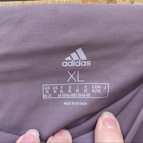 adidas High Waist 7/8 Tight leggings XL Lavender - Picture 6 of 13